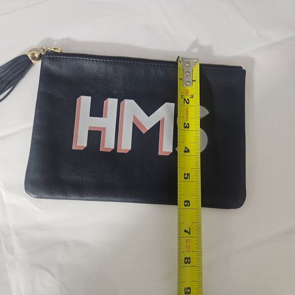 Mark & Graham Leather Makeup Pouch Monagramed HMS - Here's My Stuff - Picture 6 of 6